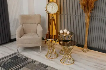 Yelpaze Model, Gold, Üçlü