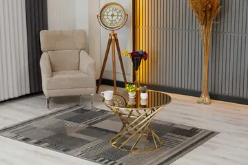 Yelpaze Model, Gold, Orta Sehpa